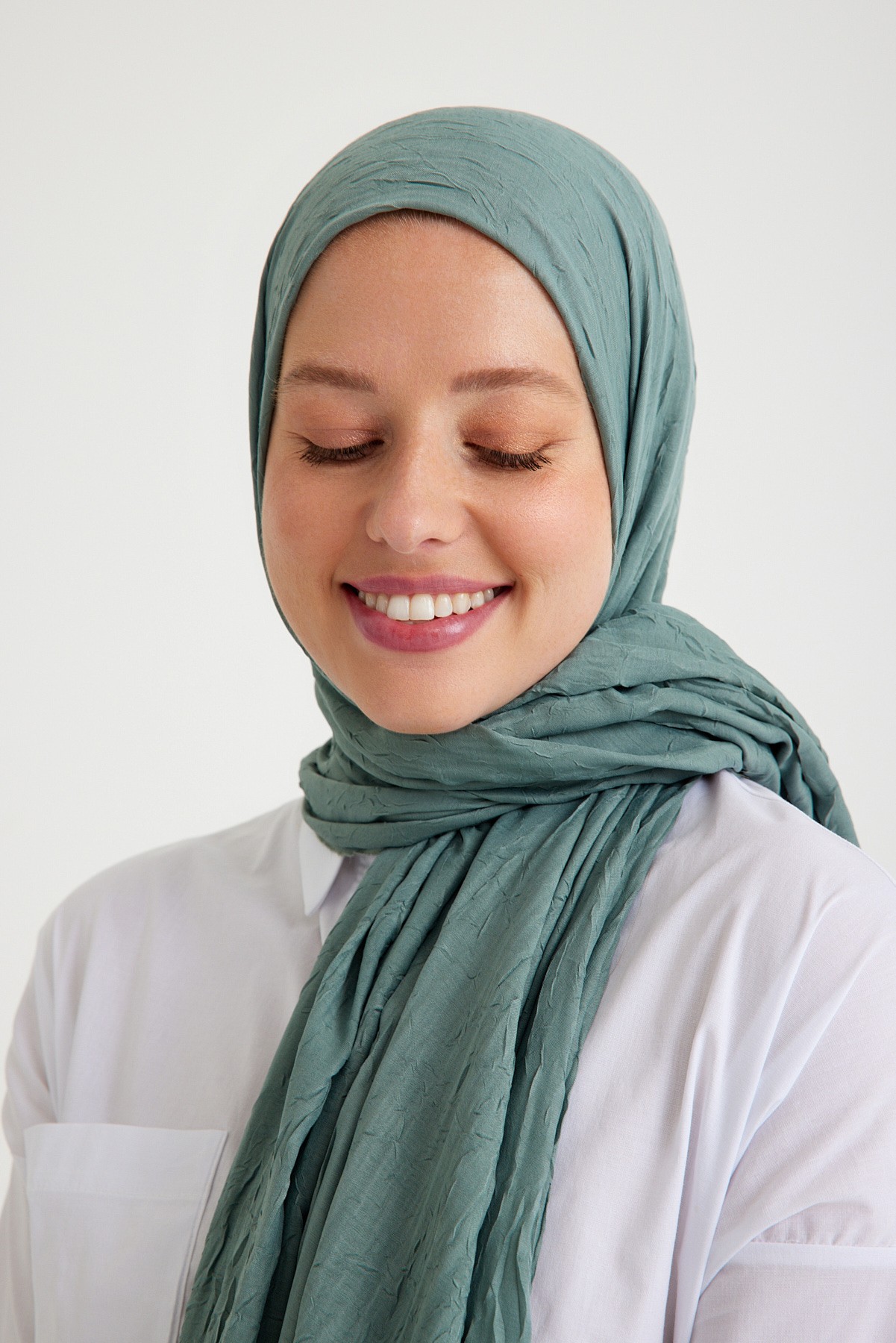 Qanu Bambu Kraş Mint - Tesettür Giyim