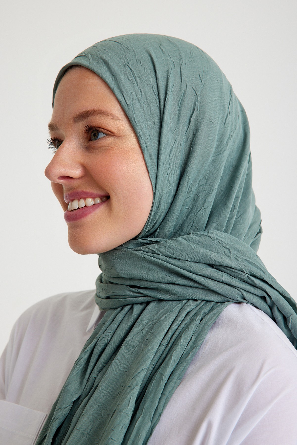 Qanu Bambu Kraş Mint - Tesettür Giyim