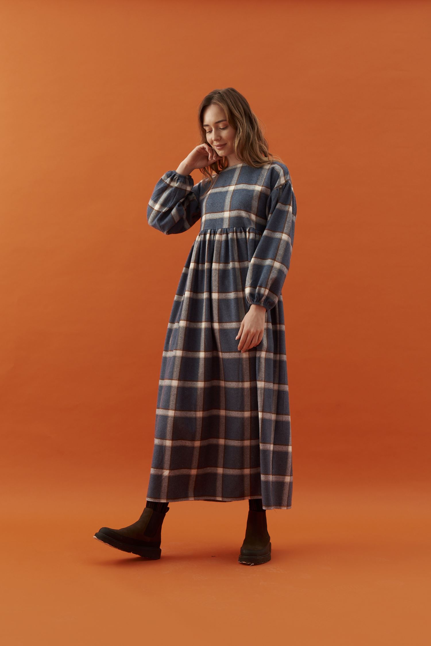 Qanu Oduncu Elbise İndigo