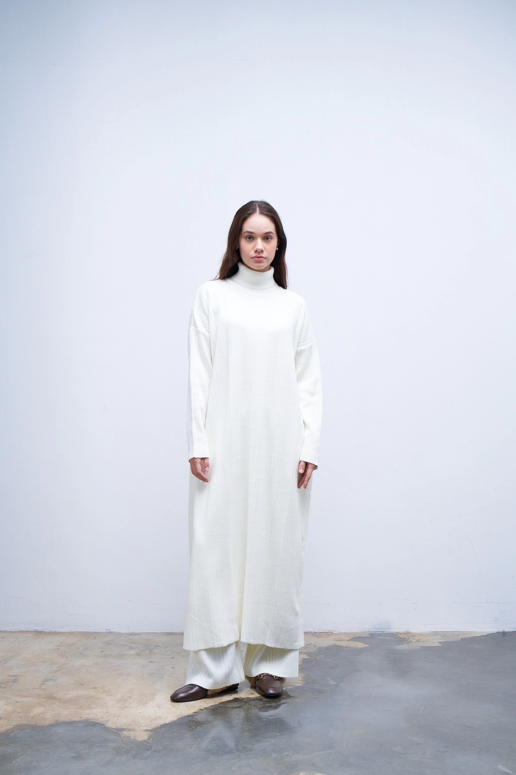 Qanu Alone Triko Takım Beyaz 