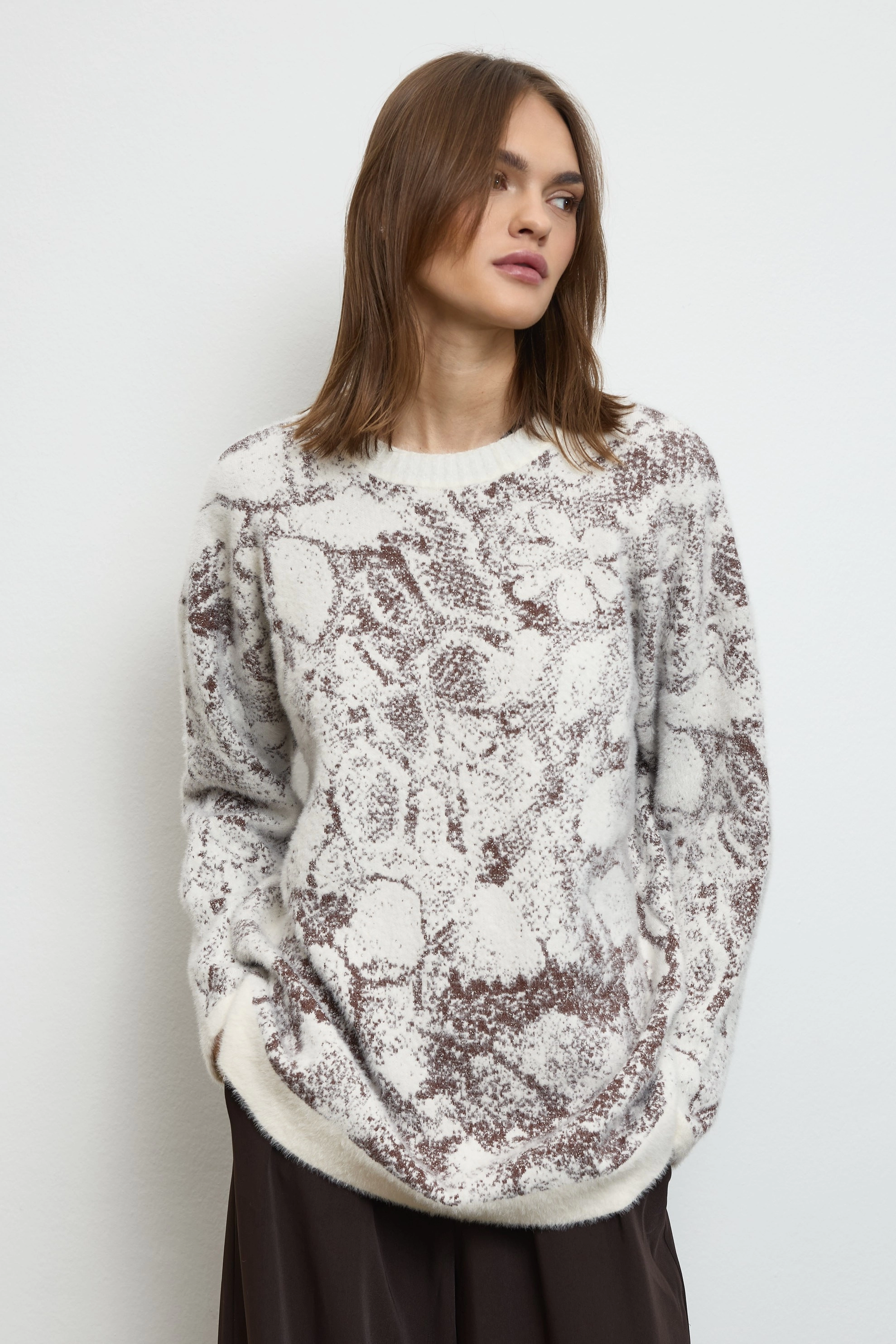 Qanu Angora Triko Kazak Beyaz