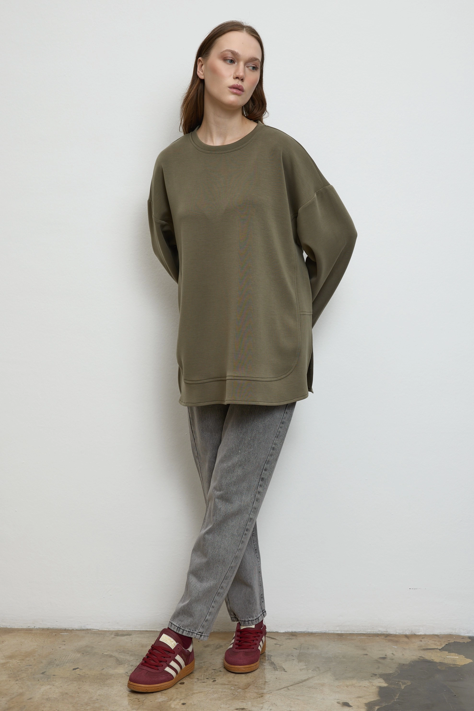 Qanu Asu Sweatshirt Haki