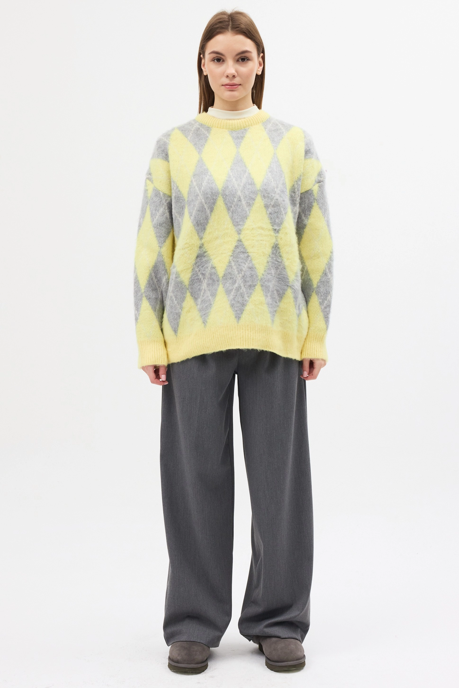 Qanu Baklava Desen Kazak Sarı 