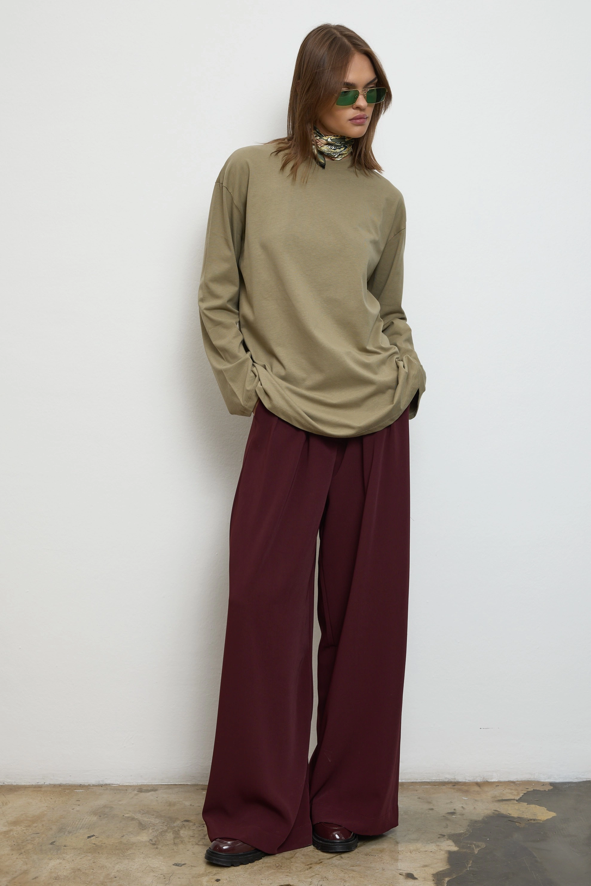 Qanu Basıc Sweatshirt Haki