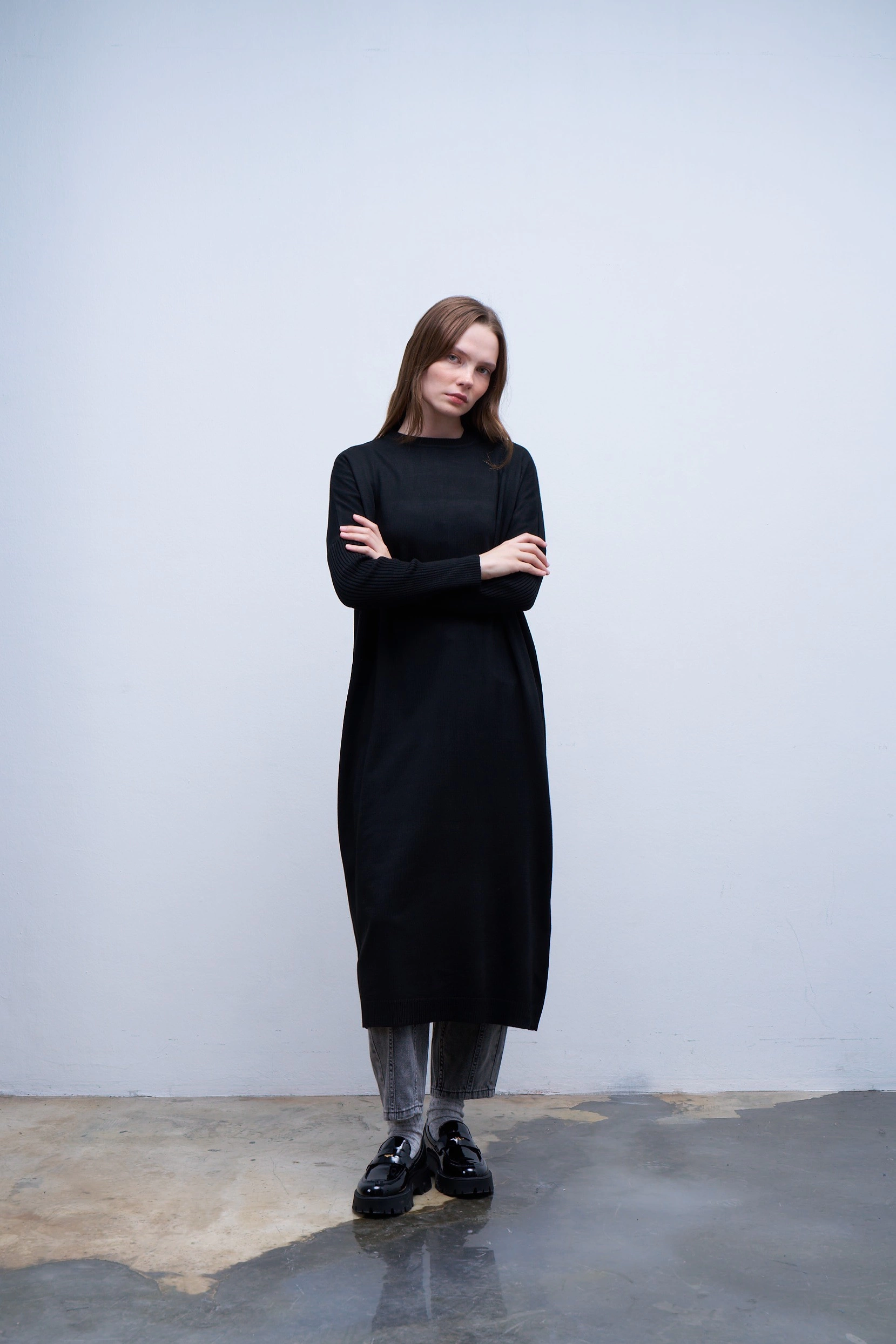 Qanu Basıc Triko Siyah