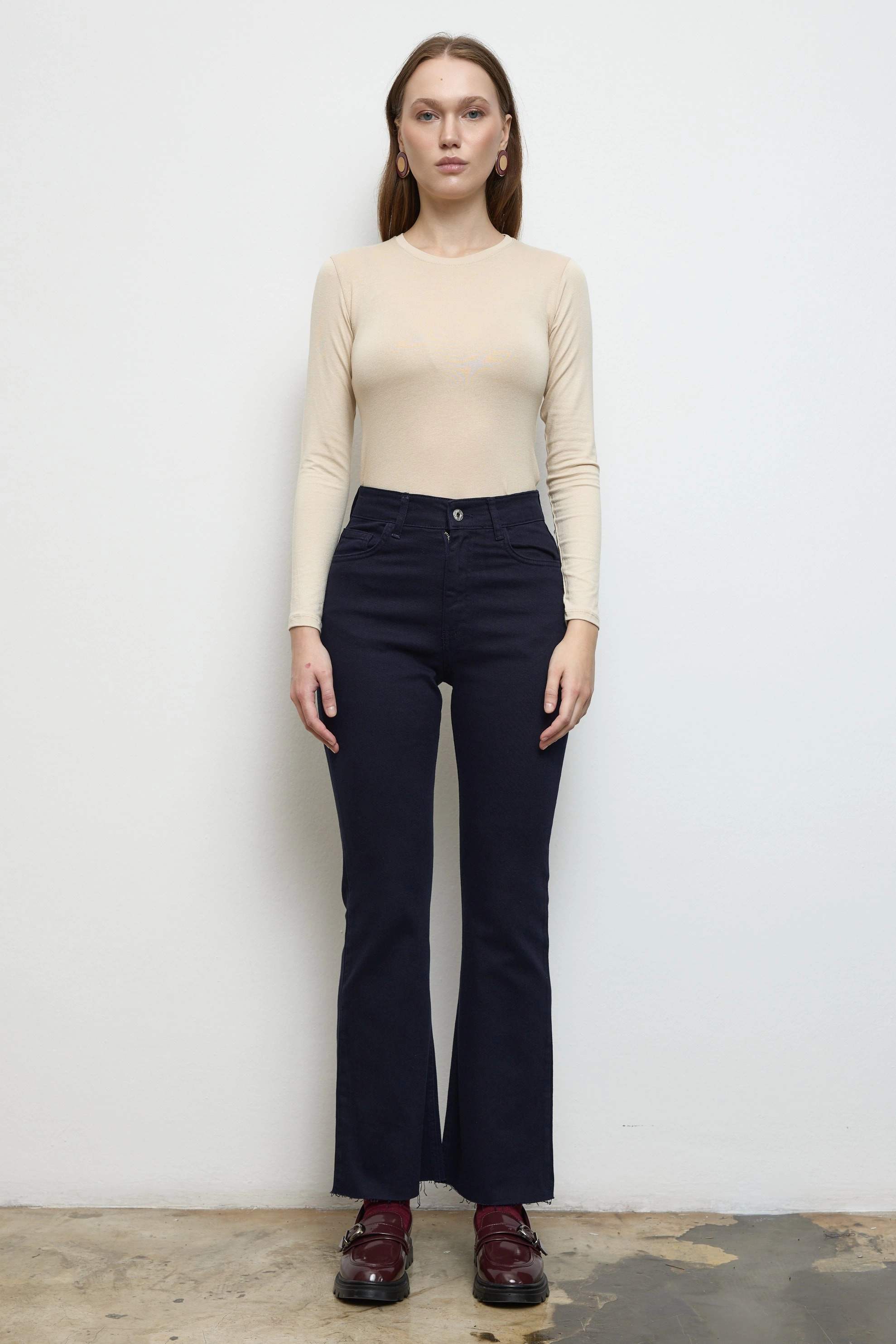 Qanu Denim Pantolon Lacivert