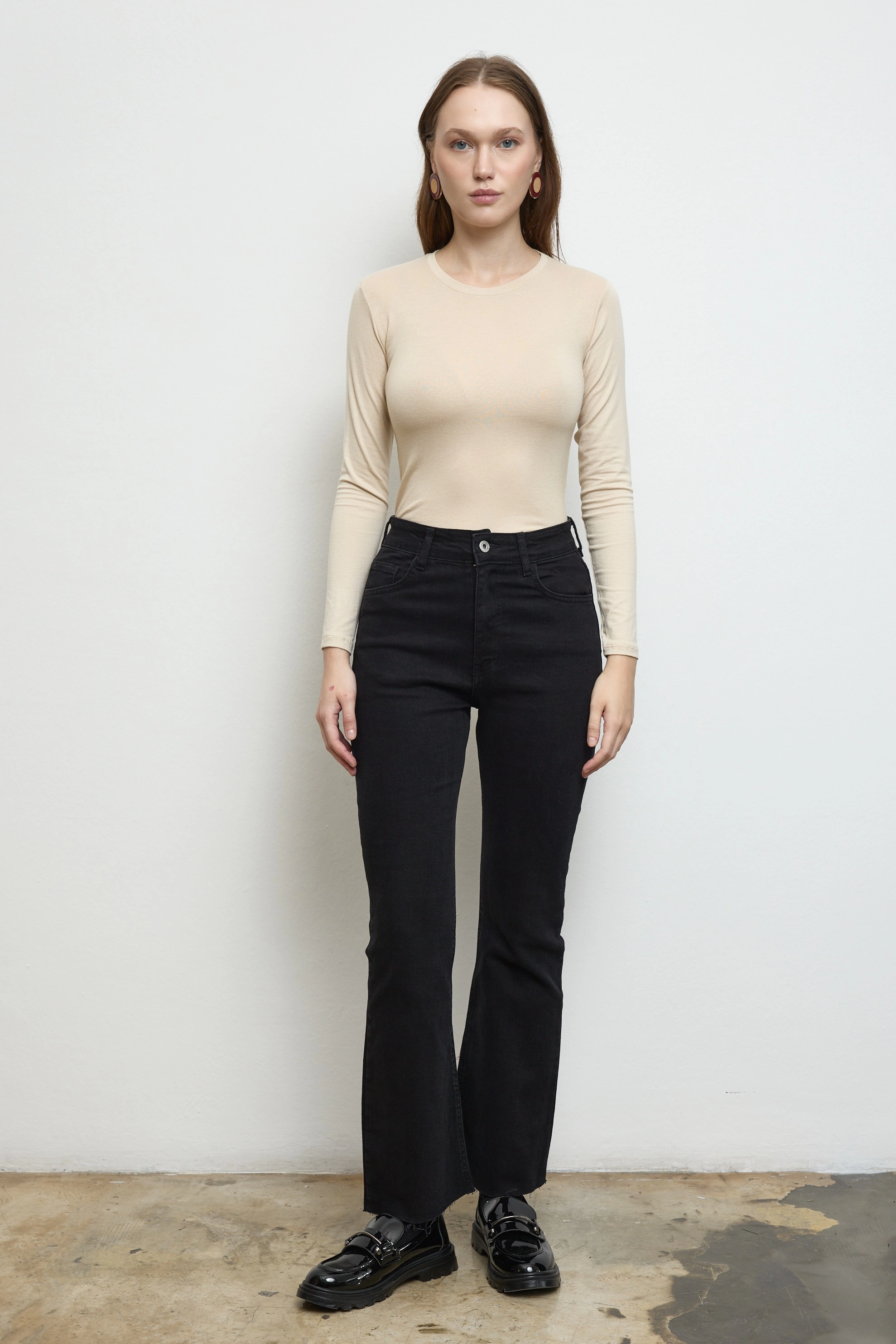 Qanu Denim Pantolon Siyah