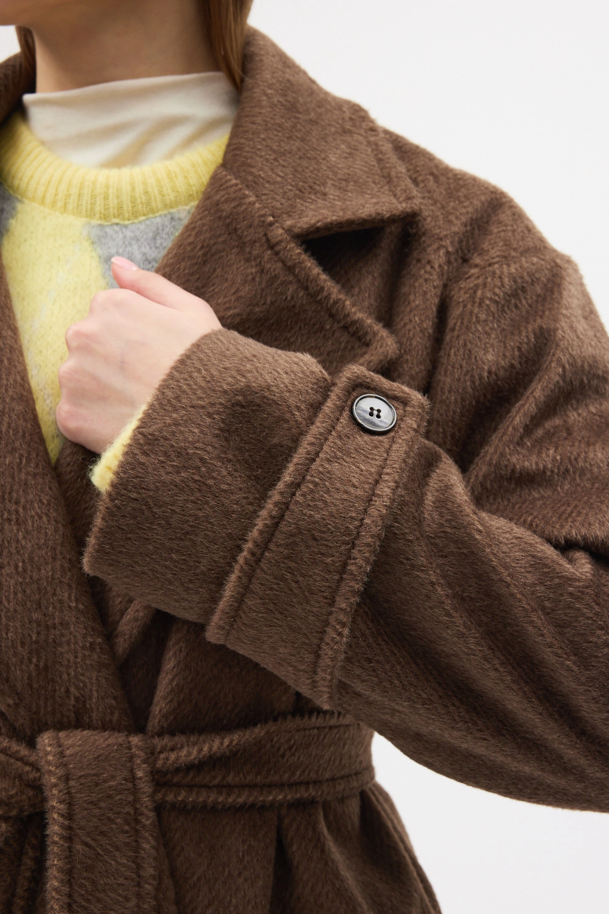 Qanu Elite Kaban Kahverengi - Tesettür Giyim