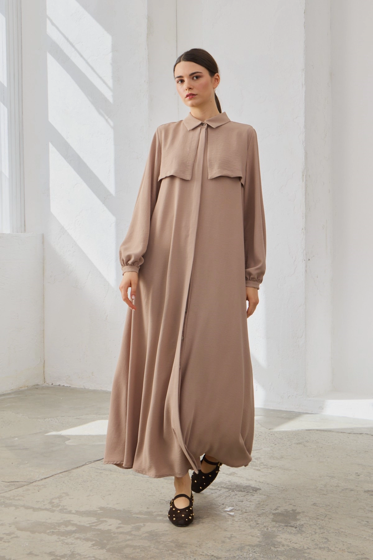 Qanu Kapaklı Ferace Vizon 