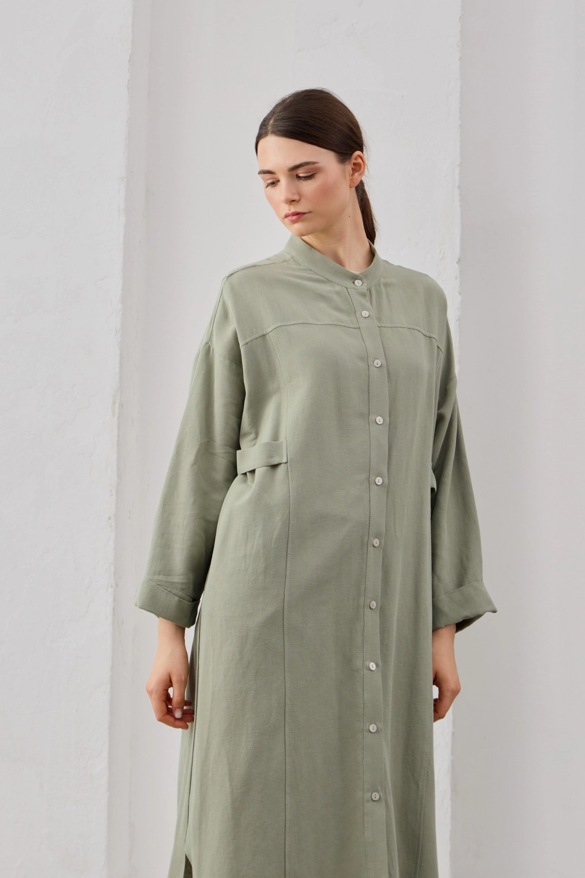 Qanu Lilyum Gömlek Yeşil