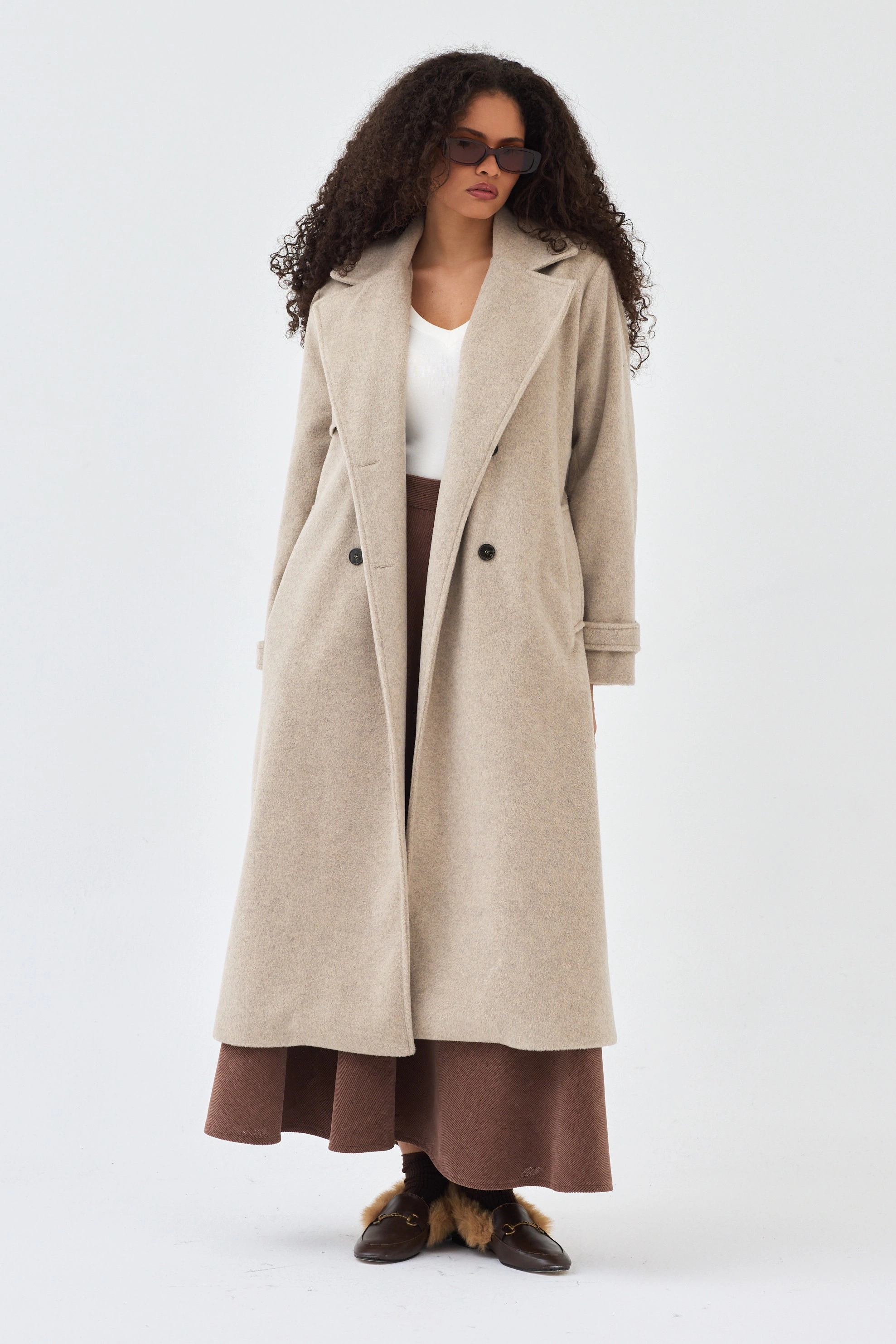 Qanu Lunaris Kaban Vizon - Tesettür Giyim