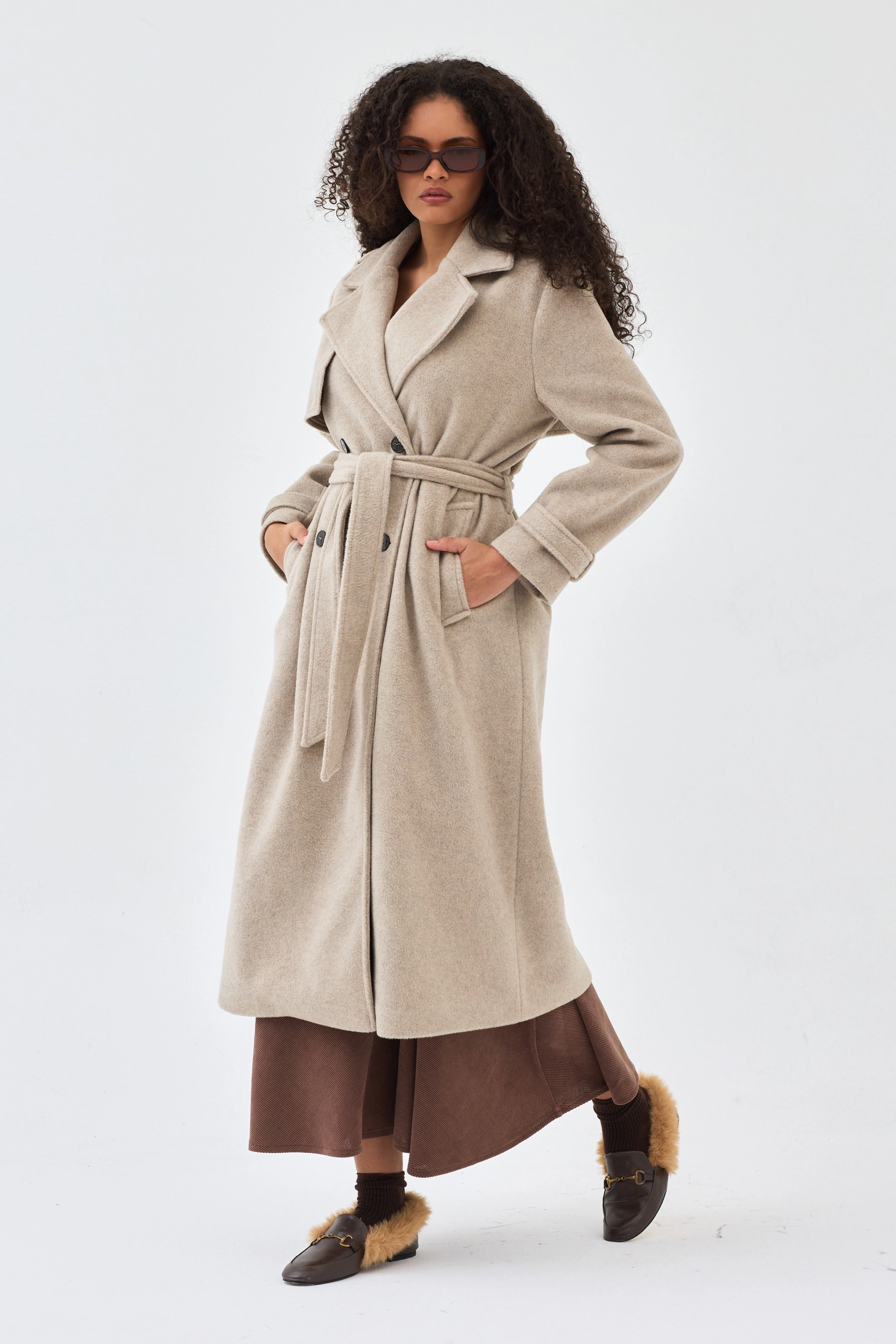 Qanu Lunaris Kaban Vizon - Tesettür Giyim