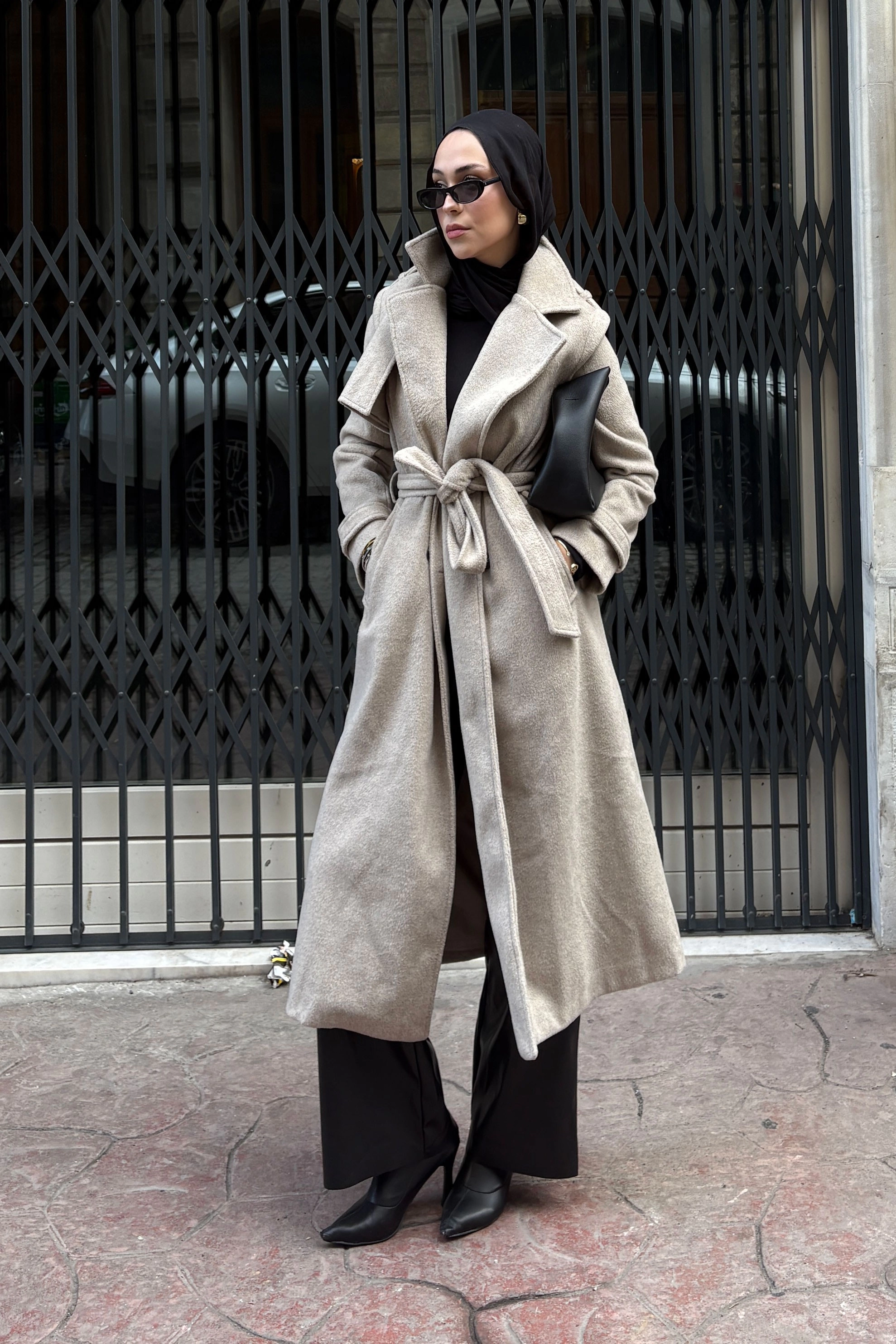 Qanu Lunaris Kaban Vizon - Tesettür Giyim