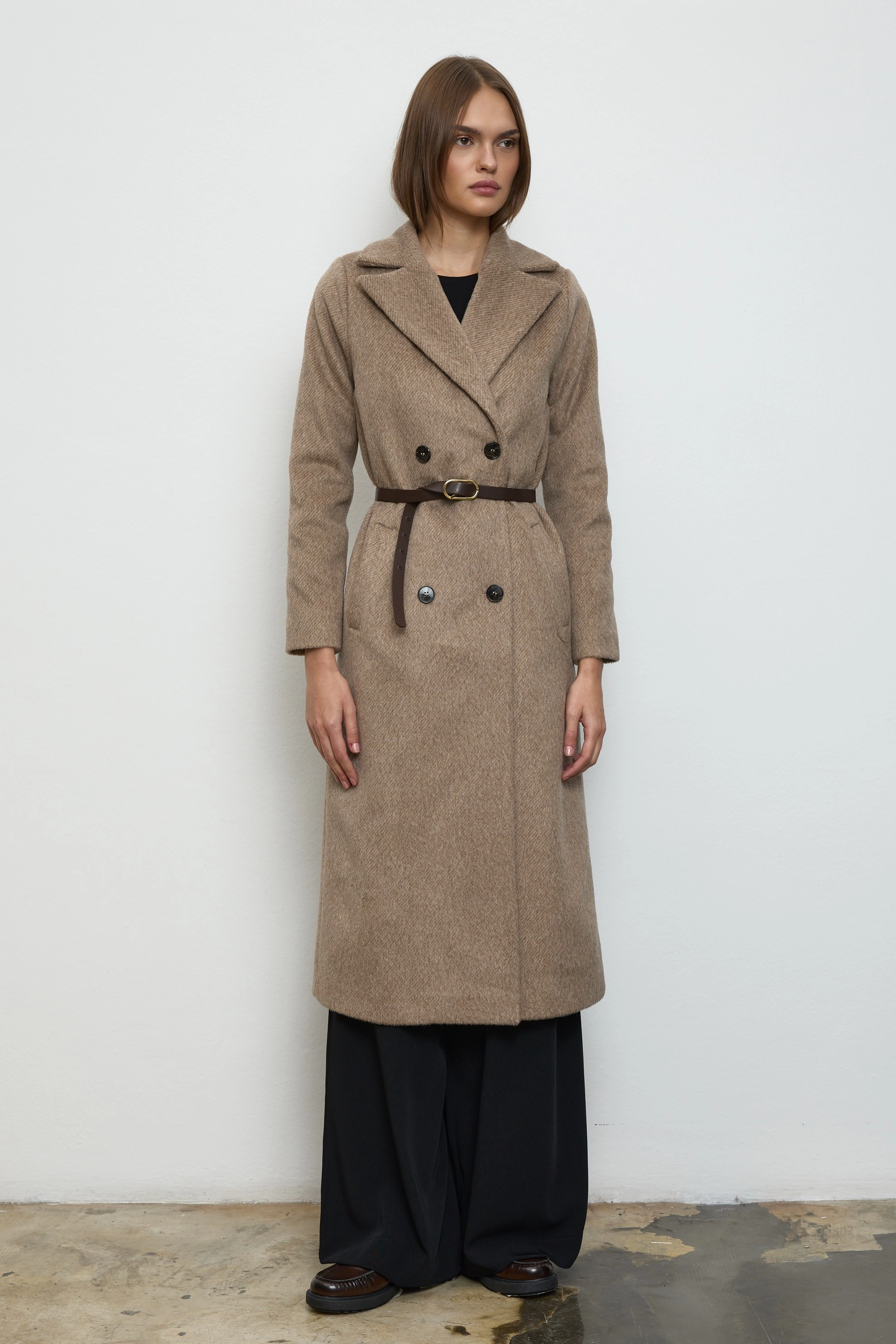 Qanu Lune Kaşe Kaban Vizon