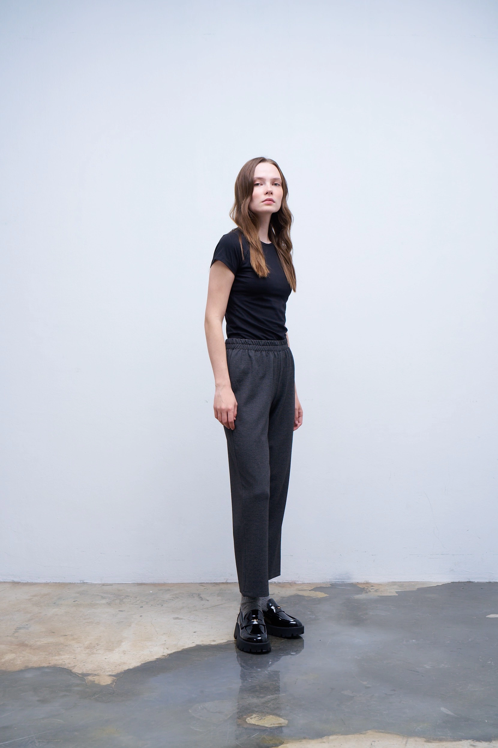 Qanu Maria Boru Paça Pantolon Gri 