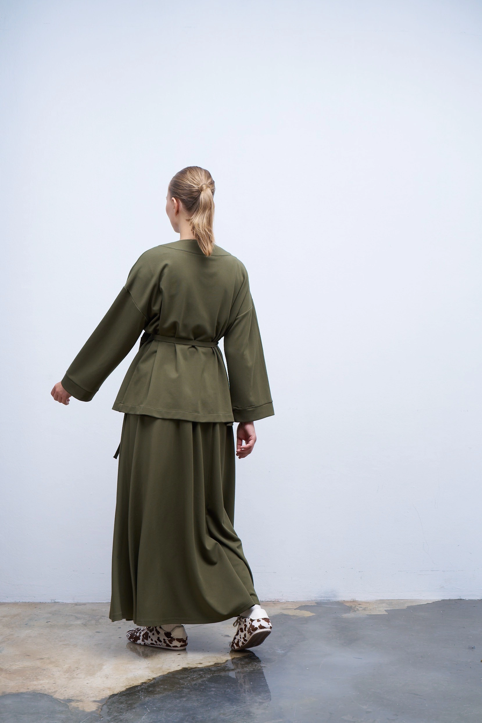 Qanu Maria Etek Yeşil 