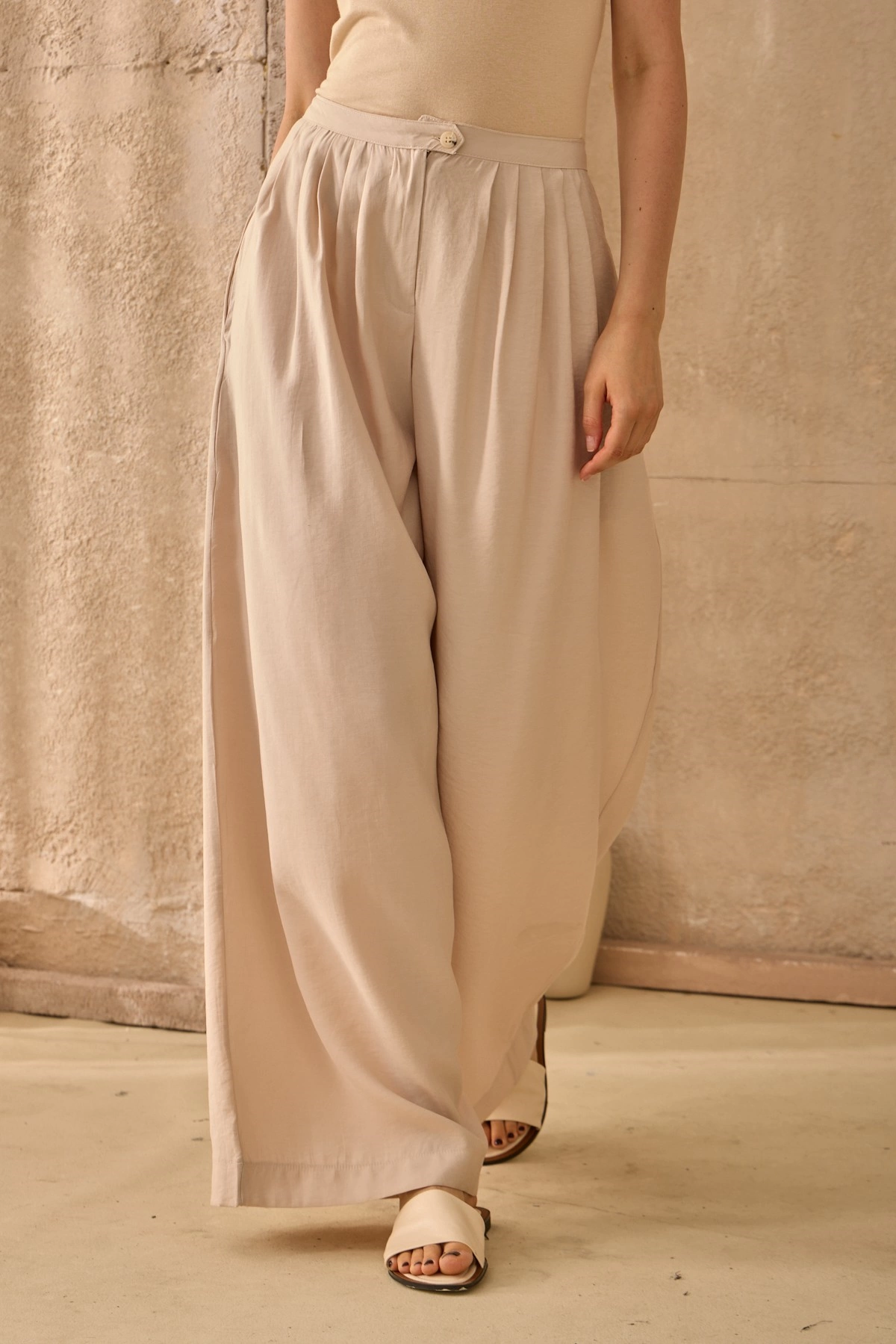 Qanu Modal Pantolon Bej