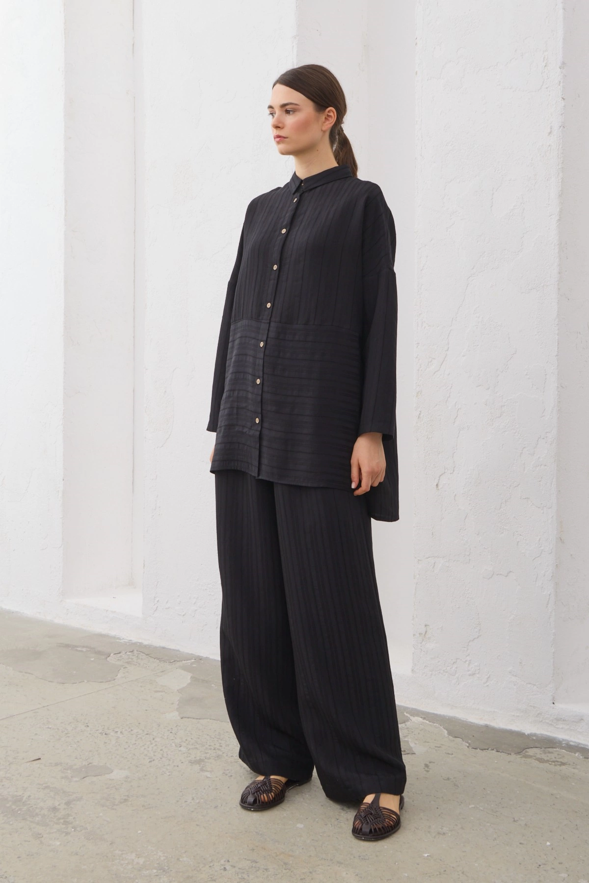 Qanu Modal Pantolon Siyah