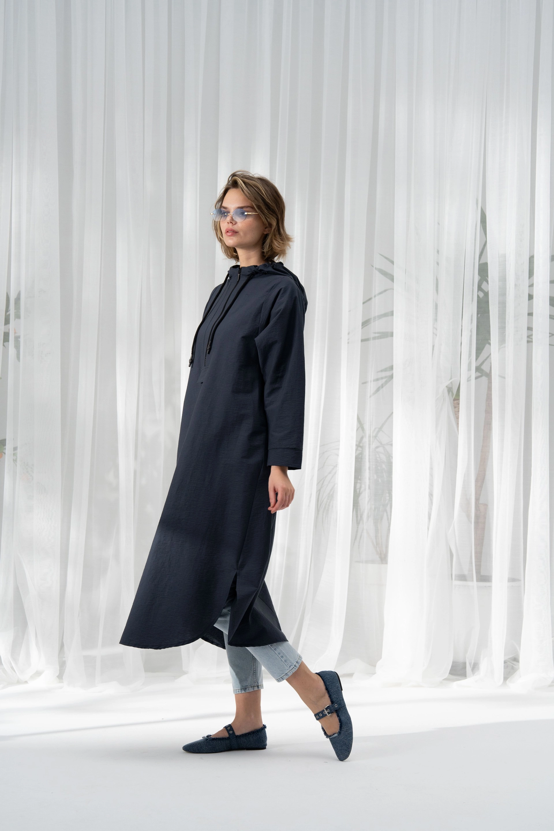 Qanu Pamuklu Spor Ferace Lacivert