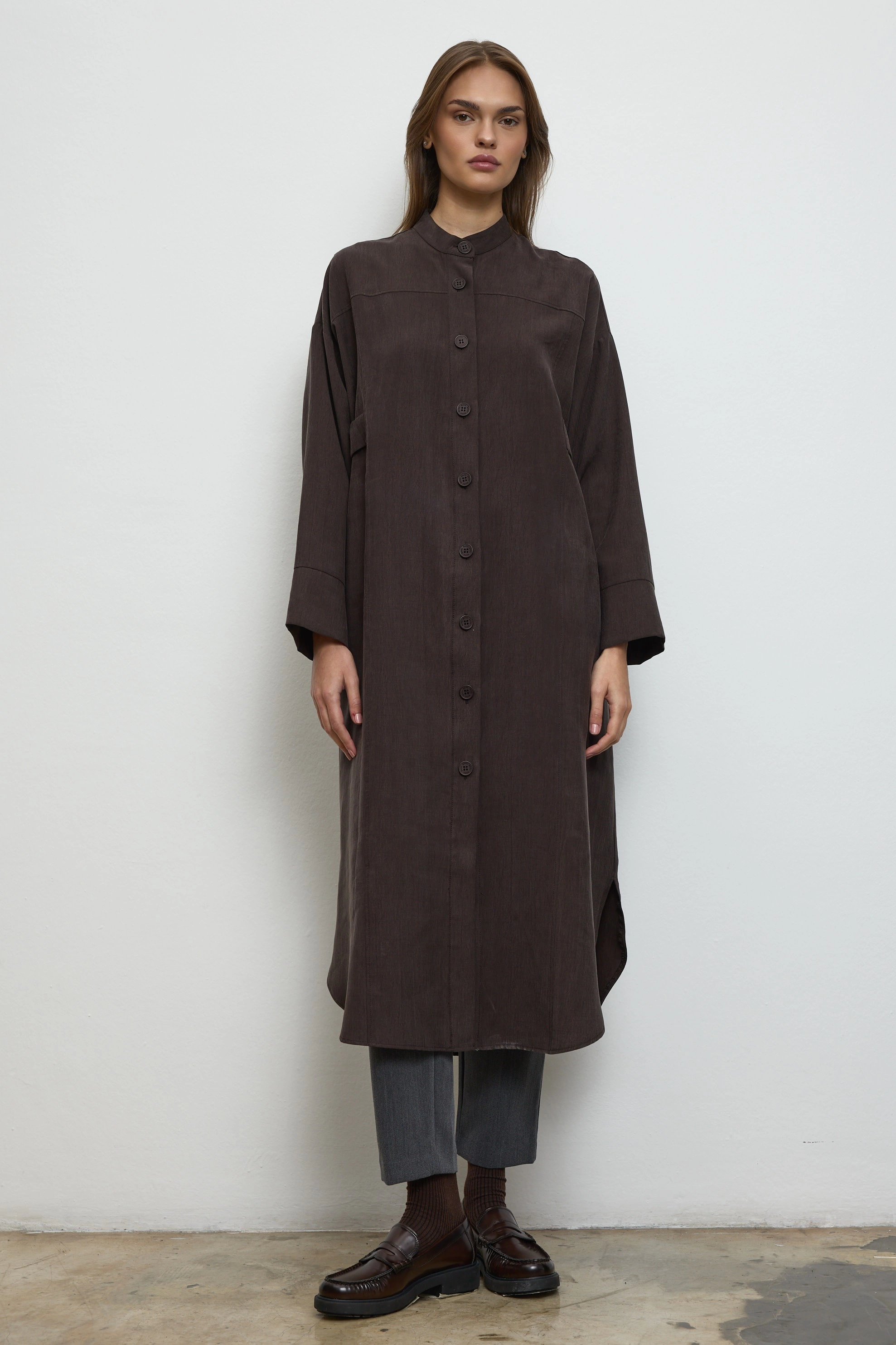 Qanu Special Gömlek Kahverengi