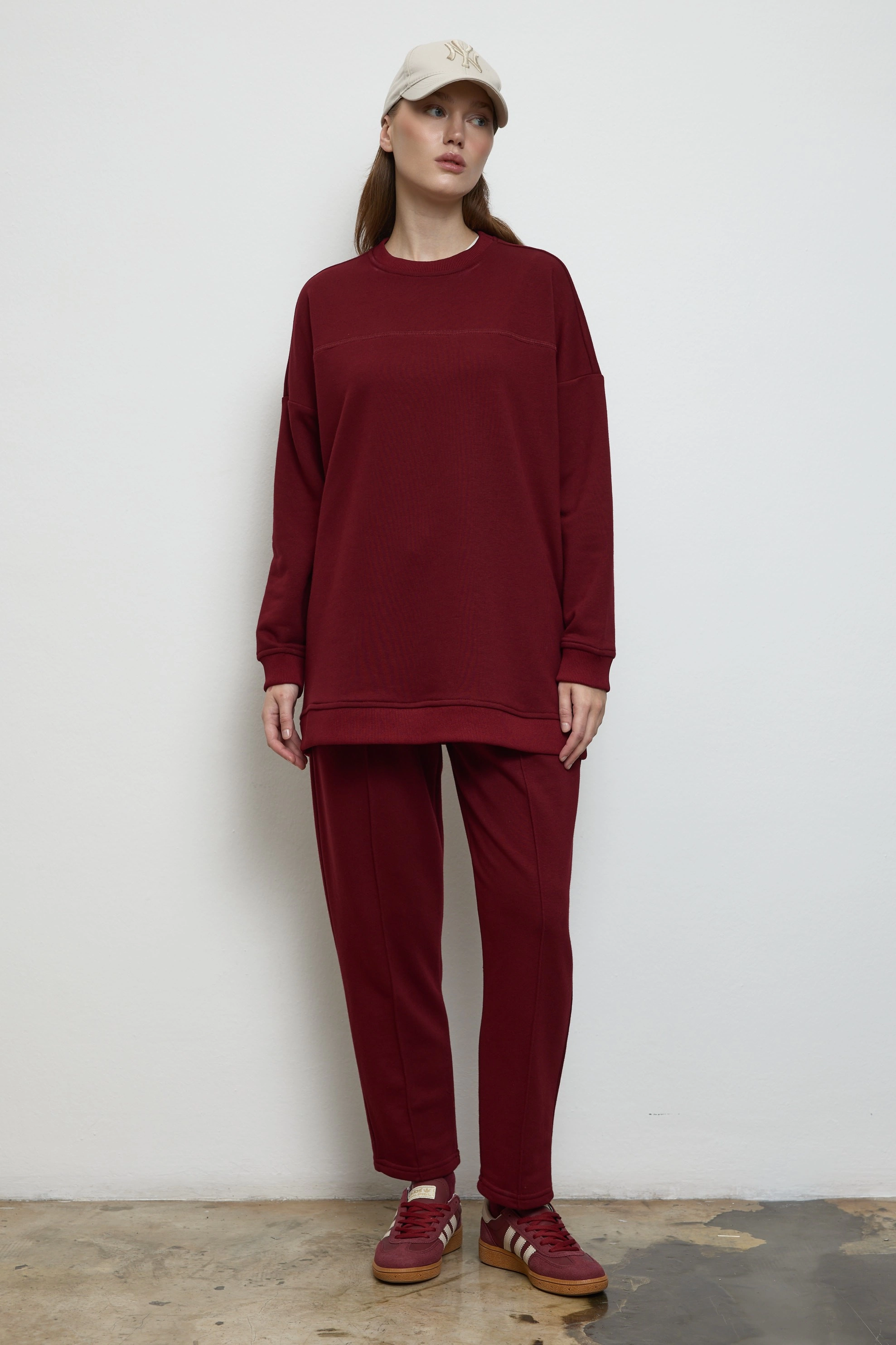 Qanu Vera Eşofman Takım Bordo